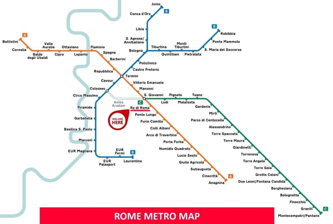 Intero Nel Cuore Di // Metro A~b~c Apartamento
